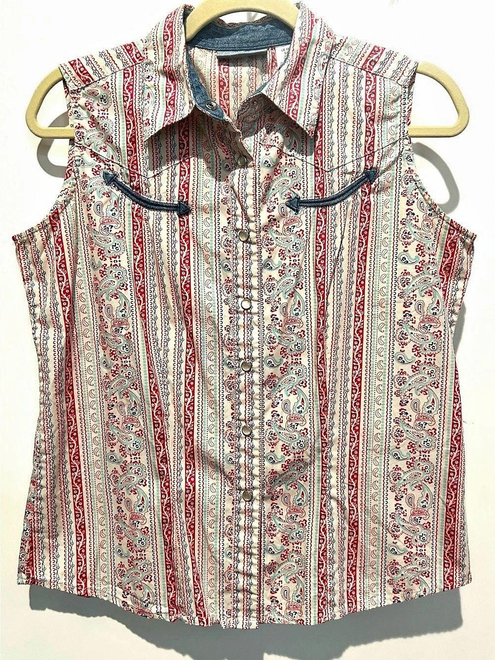 Wrangler Western Womens Shirt Size Small Like New